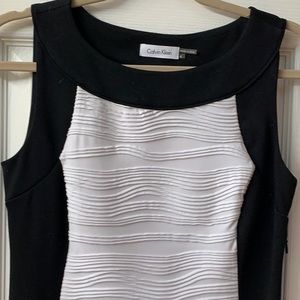 Black and White Calvin Klein Dress